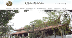 Desktop Screenshot of chuaphapvan.com.vn